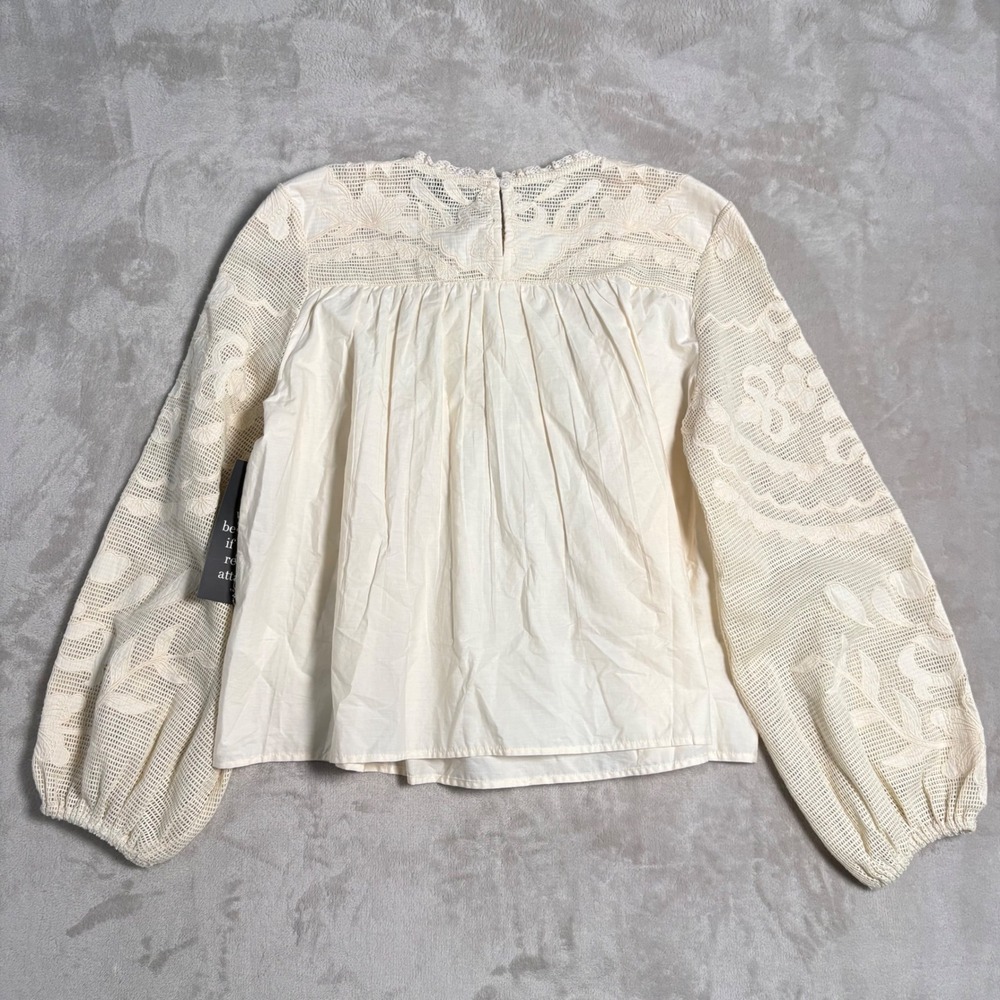 TUCKERNUCK Ivory Patchwork Embroidered Cressida B… - image 8